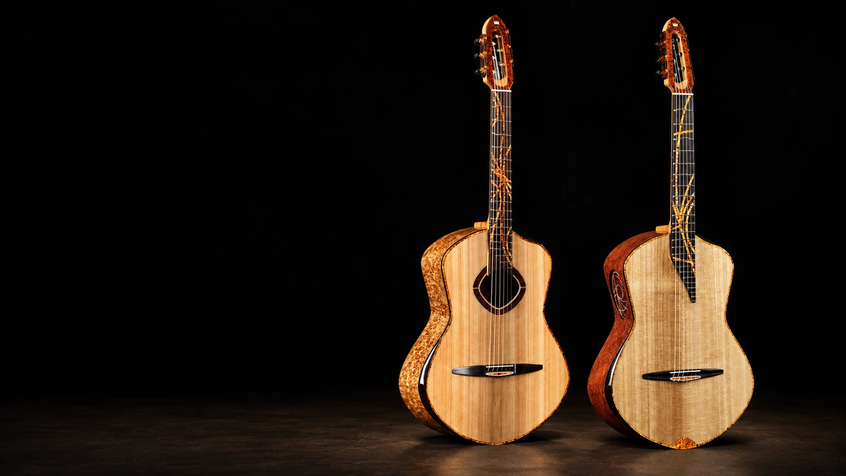 Modern Steel No. 791 and Modern Nylon No. 792 together in a dark studio composition