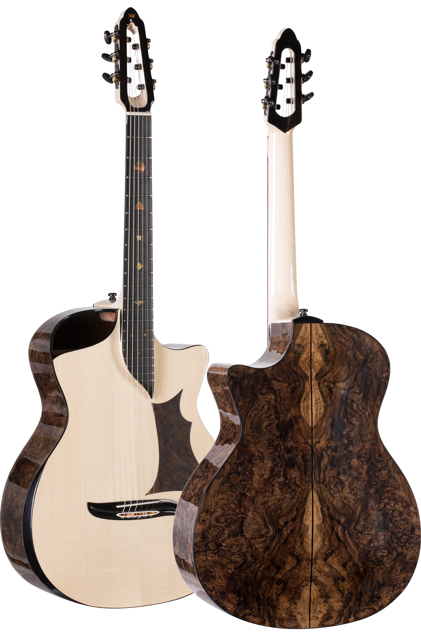 Luthier’s nylon-string jazz guitar no. 338