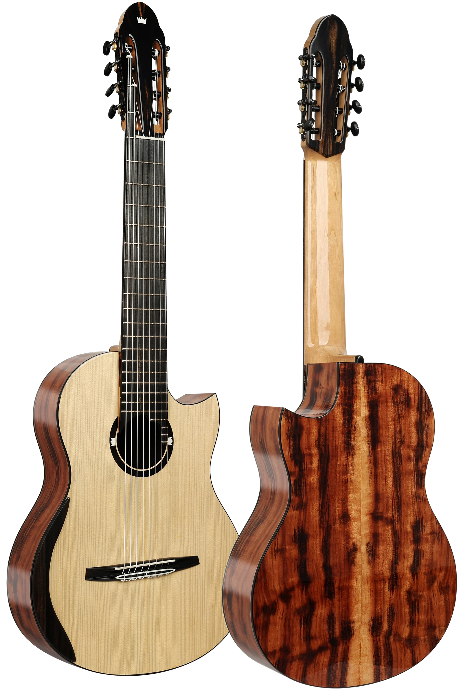 Luthier’s 8-string classical guitar no. 670 – Extended Scale