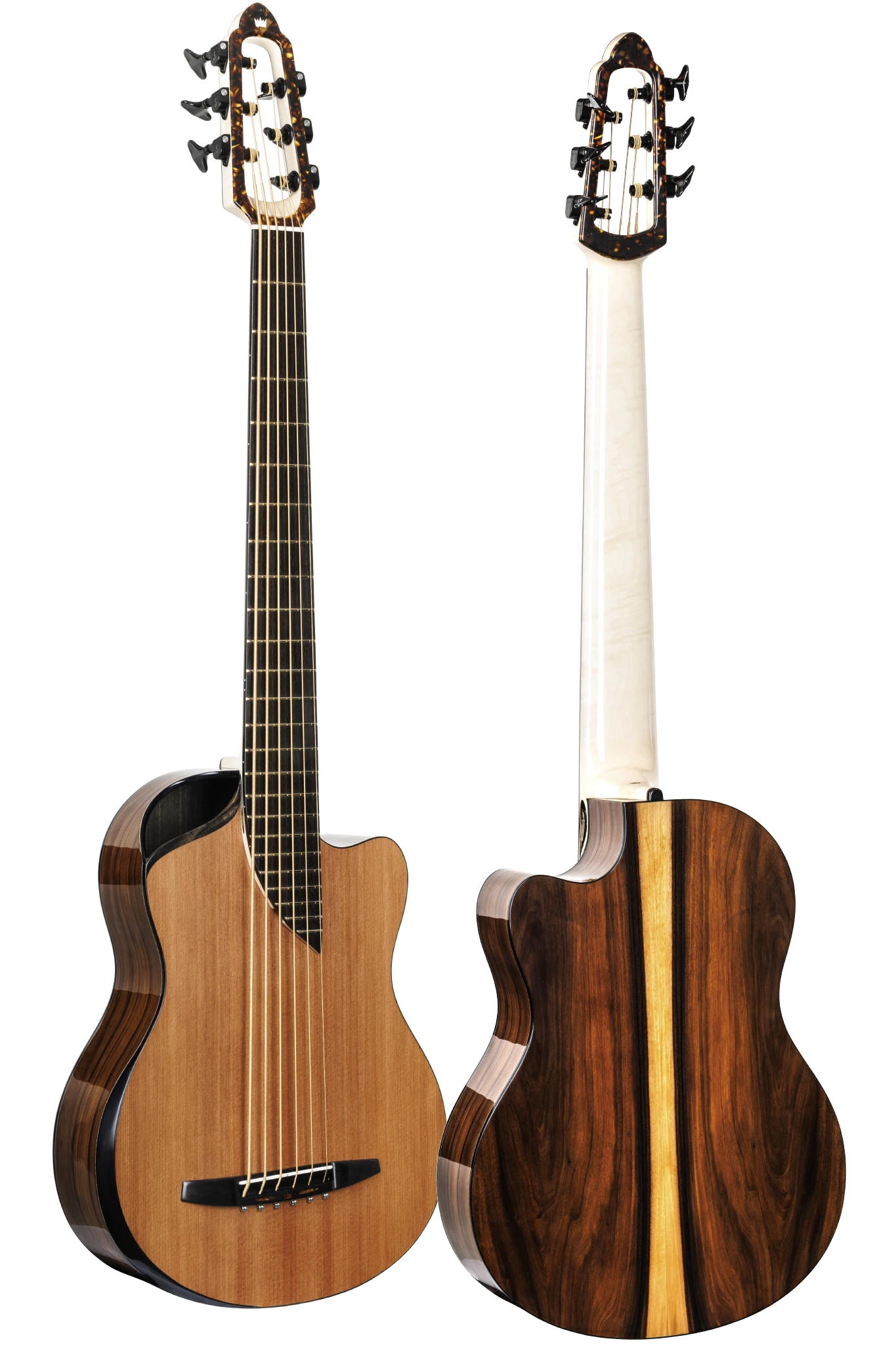 Luthier’s 6-string acoustic bass guitar no. 585
