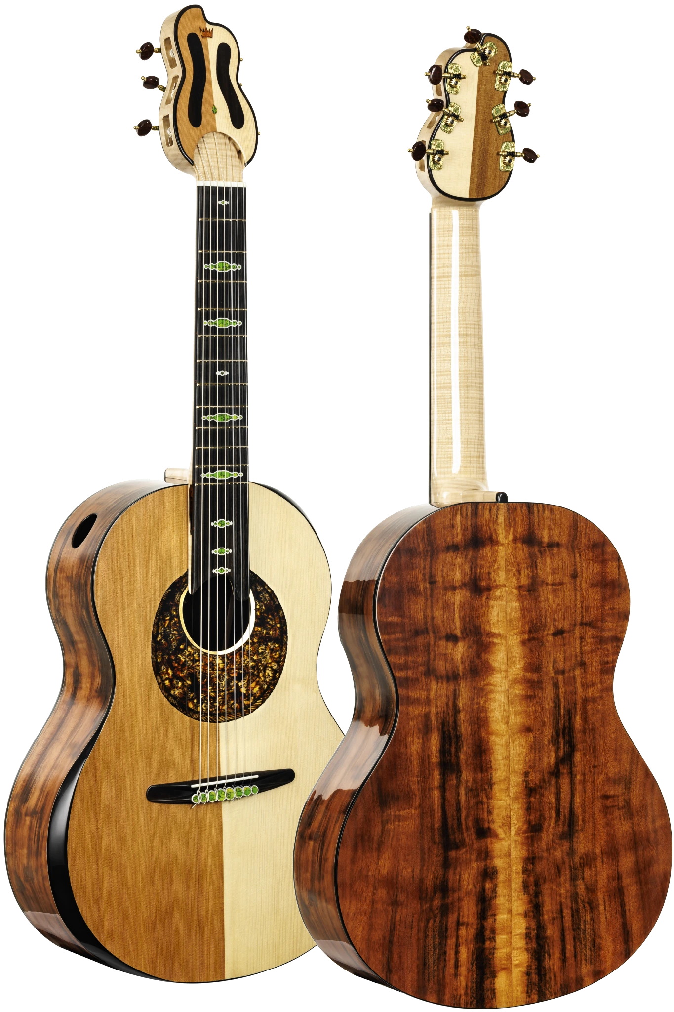 7 string luthier’s classical contrabass-body guitar no. 559 – Galyna