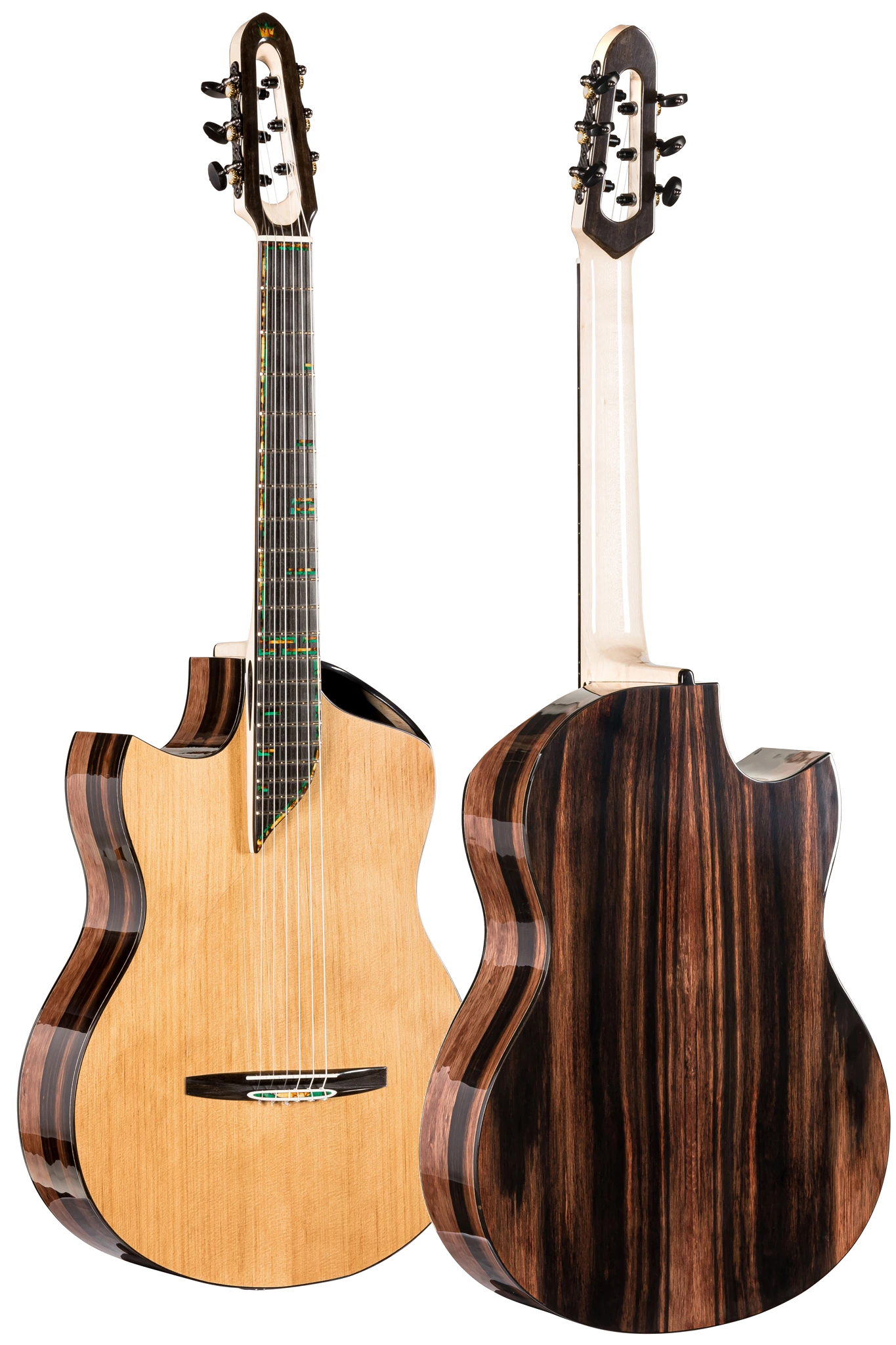 Luthier’s left-handed crossover guitar no. 491