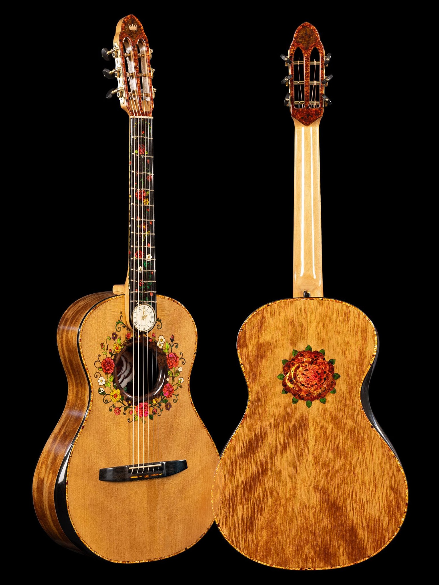 Gitara Sanah - Grand Parlor Opus Magnum no. 757, front and back